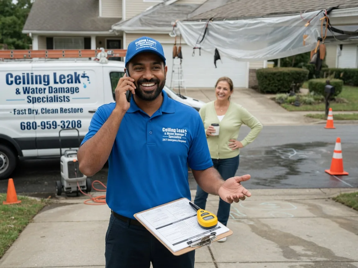 Ceiling Leak Cleanup Polkton, NC FAQs